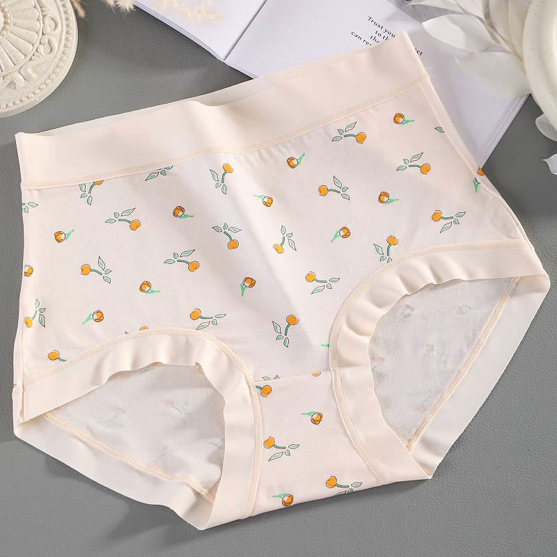 Elegante Höschen mit Blumenmuster (4er-Pack) - Rose - 3XL - image 7