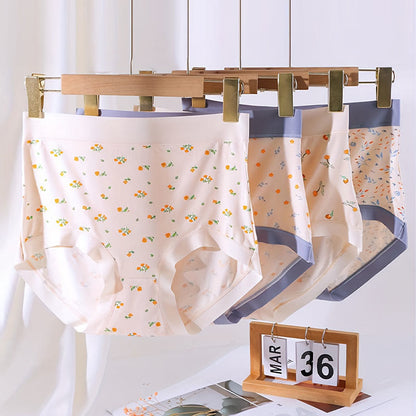 Elegante Höschen mit Blumenmuster (4er-Pack) - Mehrfarbig - 3XL - image 5