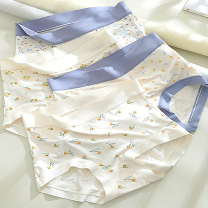 Elegante Höschen mit Blumenmuster (4er-Pack) - image 4