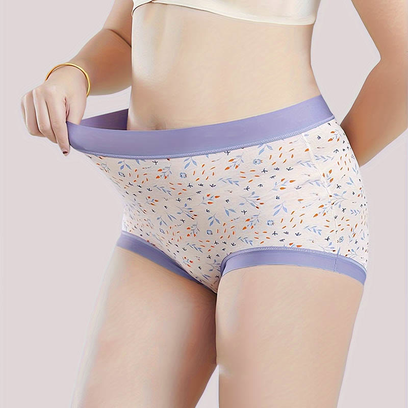 Elegante Blumen-Slips in Übergröße (4er-Pack)