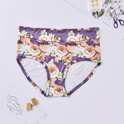 Höschen mit weichem Blumenmuster (4er-Pack) - Hellviolett - 4XL - image 11