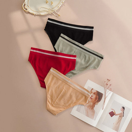 Atmungsaktive, nahtlose Slips (4er-Pack) - Mehrfarbig - 4XL - image 0