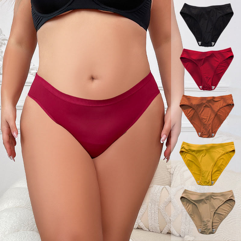 Slips mit vernähtem Bund (5er-Pack) - Mehrfarbig - 4XL - image 0