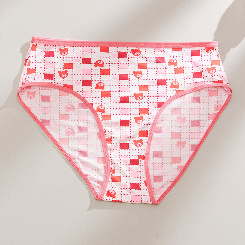 Höschen mit süßem Muster in Übergröße (7er-Pack)