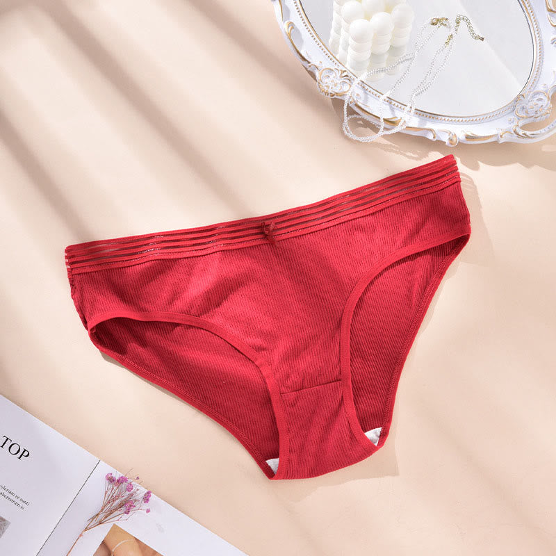 Schleifenpanty (5er-Pack) - Rot - 4XL - image 6