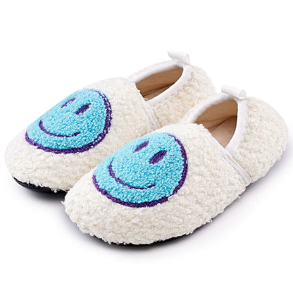 Rosa Hausschuhe mit Smiley-Motiv in Übergröße - Seeblau - EU50-51 (US15-16) - image 5