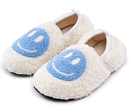 Rosa Hausschuhe mit Smiley-Motiv in Übergröße - Blau - EU50-51 (US15-16) - image 3