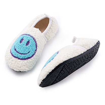 Rosa Hausschuhe mit Smiley-Motiv in Übergröße - image 6