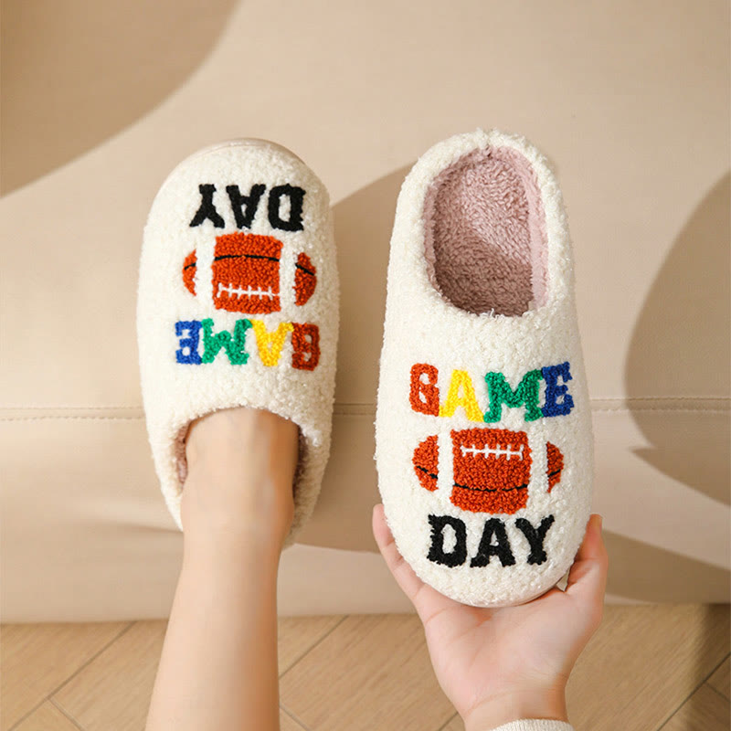 Rugby-Hausschuhe in Übergröße - Weiß - EU42-43 (US8,5-9) - image 4