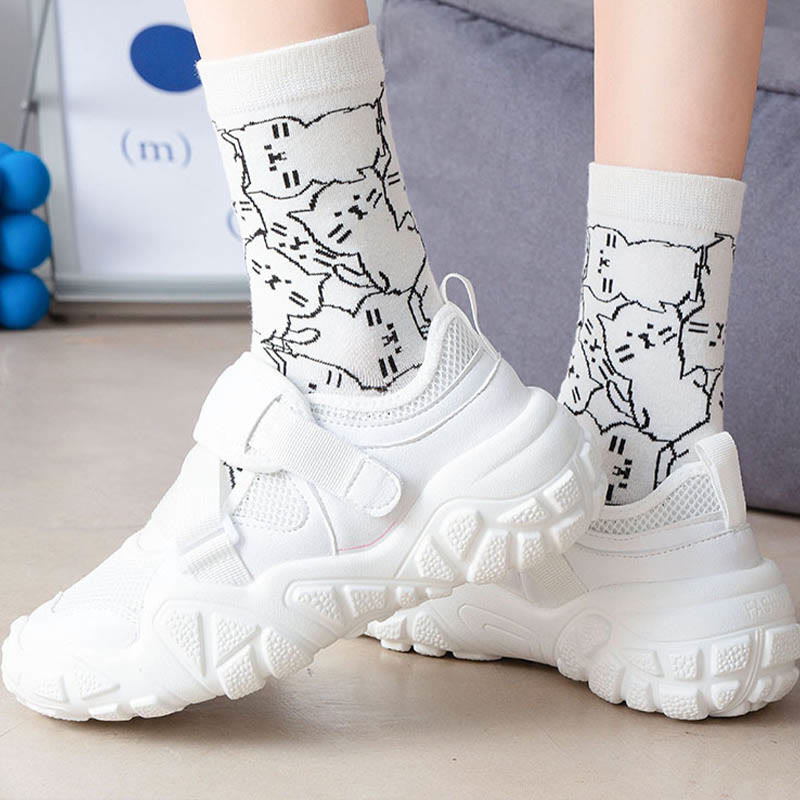 Line Cat Quarter Socken (5 Paar) - image 7