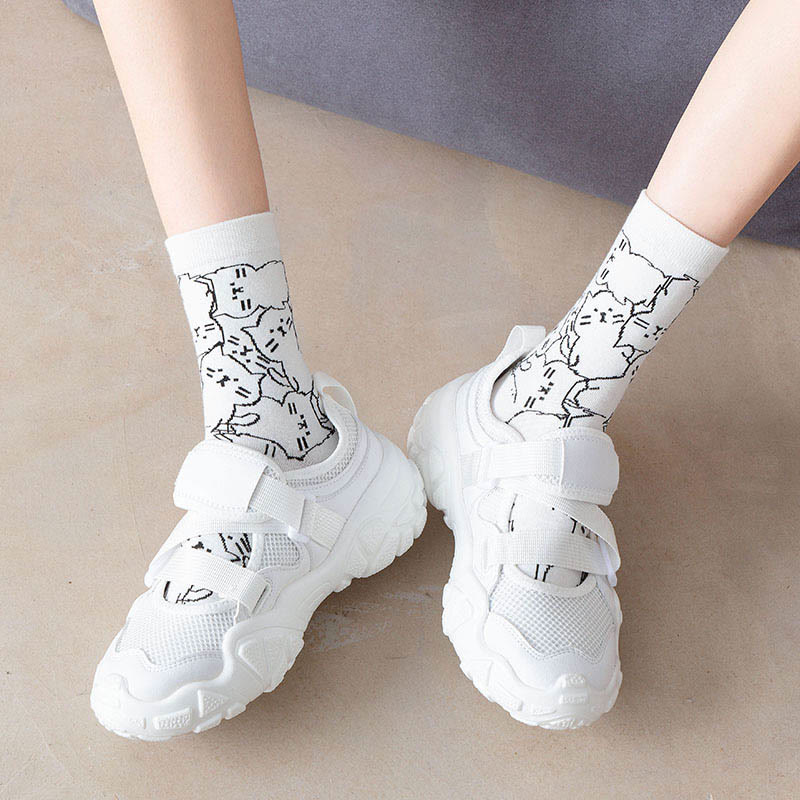 Line Cat Quarter Socken (5 Paar) - image 5