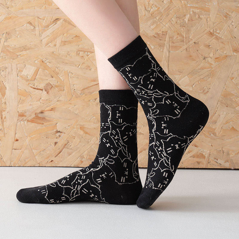 Line Cat Quarter Socken (5 Paar) - image 4