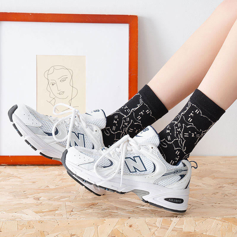 Line Cat Quarter Socken (5 Paar) - image 6