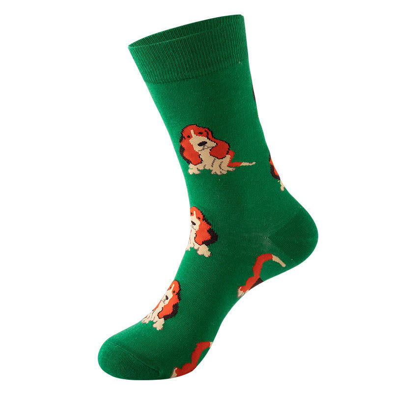 Panda-Hundekatzen-Viertel-Socken (5 Paar) - Grün - EU36-40 (US3-7) - image 8