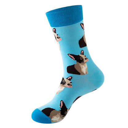 Panda-Hundekatzen-Viertel-Socken (5 Paar) - Blau - EU36-40 (US3-7) - image 10
