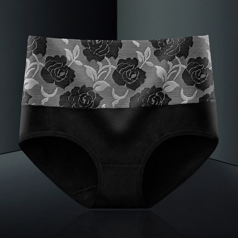 Exquisite bedruckte Höschen (4er-Pack) - Schwarz - 5XL - image 10
