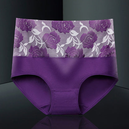Exquisite bedruckte Höschen (4er-Pack) - Lila - 5XL - image 5