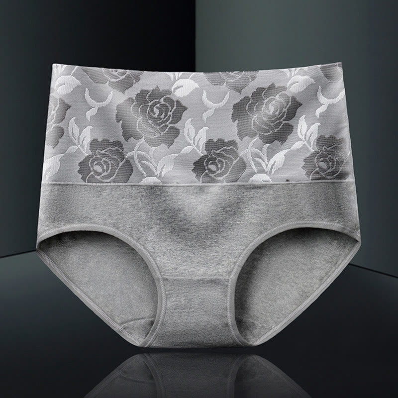 Exquisite bedruckte Höschen (4er-Pack) - Grau - 5XL - image 9