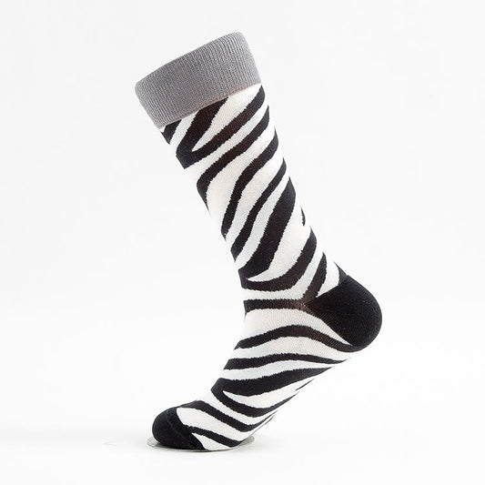 Karierte Crew-Socken mit Herzmotiv in Übergröße (5 Paar)