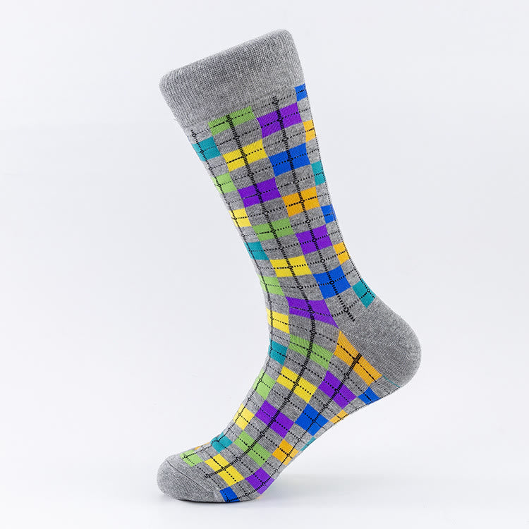 Karierte Herzchen-Socken (5 Paar) - image 4