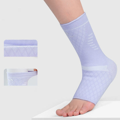 Atmungsaktive Knöchelbandagen für den Sport in Übergröße (2 Paar) - Lila - EU41-43 (US7,5-9) - image 5