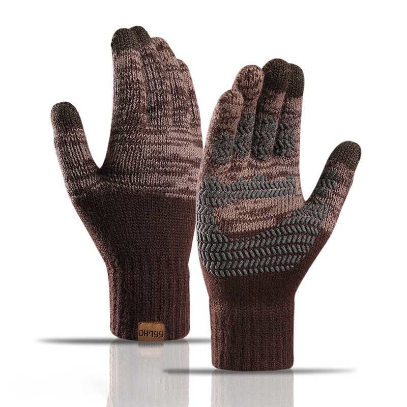 Farblich passende Winterhandschuhe - Kaffee - Einheitsgröße - image 2