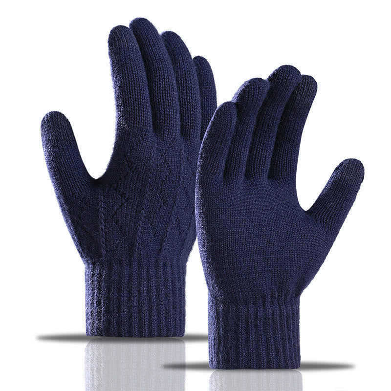 Jacquard-Winterwärmhandschuhe