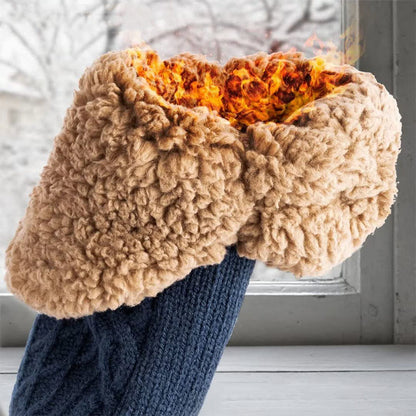 Verdickte gestrickte Hausschuhsocken in Übergröße - image 4