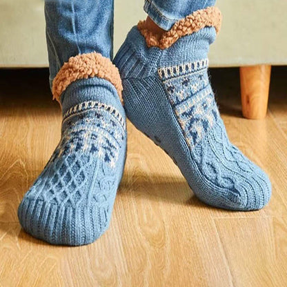 Verdickte gestrickte Hausschuhsocken in Übergröße - image 7
