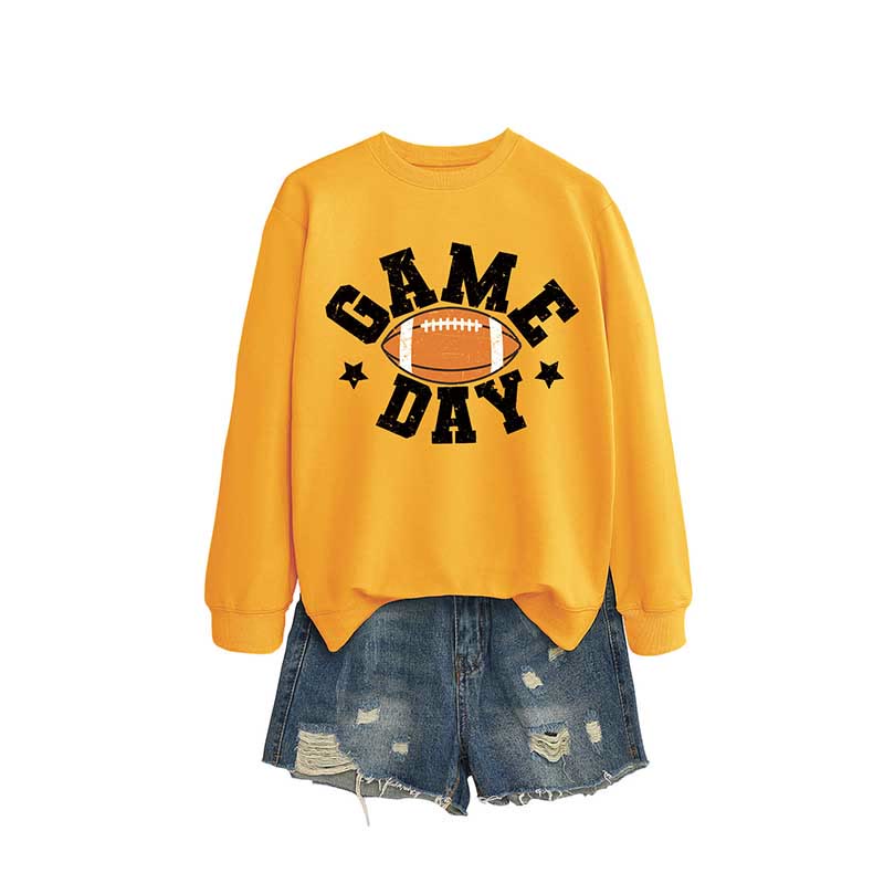 Sweatshirt für den Spieltag in Übergröße - Gelb - 2XL - image 7