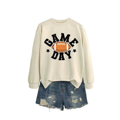 Sweatshirt für den Spieltag in Übergröße - Aprikose - 2XL - image 1