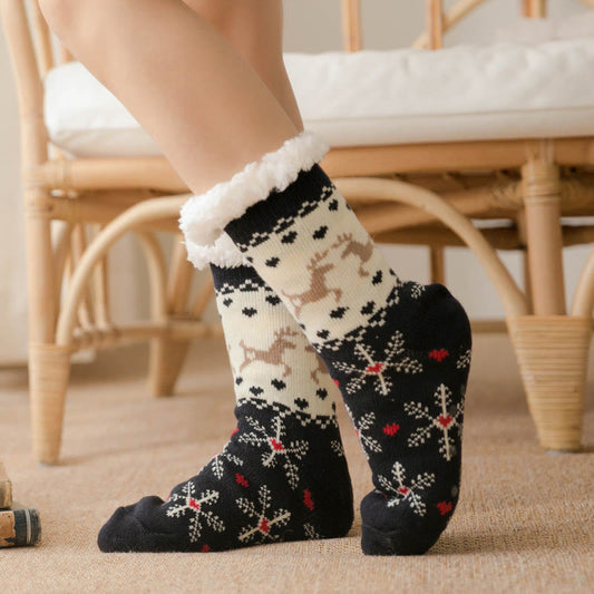 Bell Elk Slipper-Socken in Übergröße (2 Paar) - Schwarz - EU36-42 (US3-8,5) - image 1