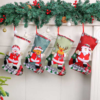 Große Weihnachtssocken in Übergröße (4 Paar) - image 1