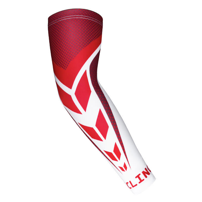 Farblich passende Kompressionsarmmanschetten (2 Paar) - Rot - 2XL - image 3