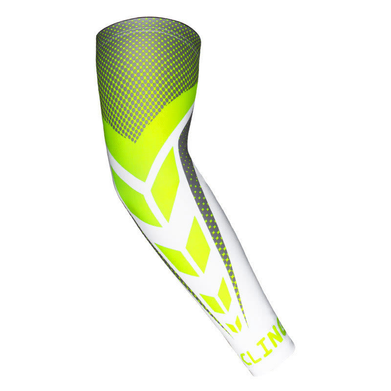 Farblich passende Kompressionsarmmanschetten (2 Paar) - Fluoreszierendes Grün - 2XL - image 5