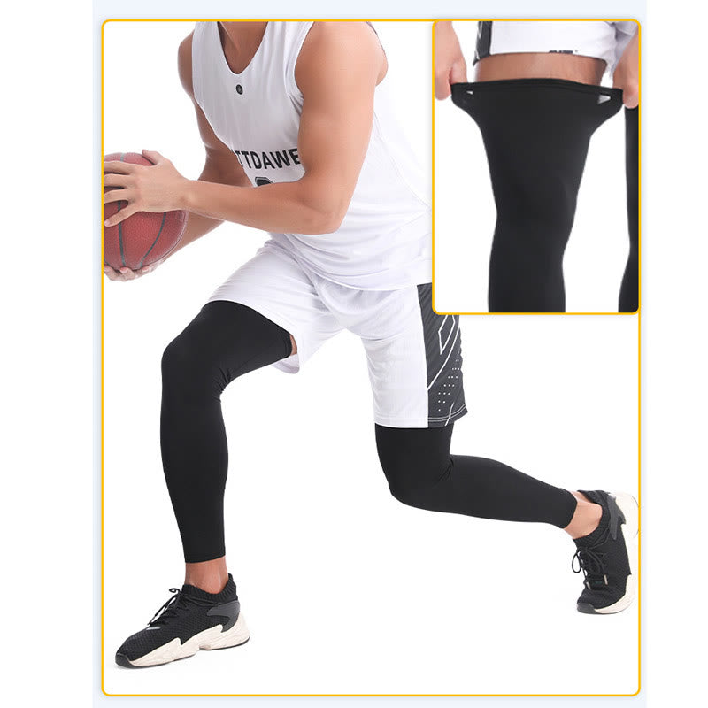 Sport-Kompressionsstrümpfe mit Oberschenkelhöhe - image 3
