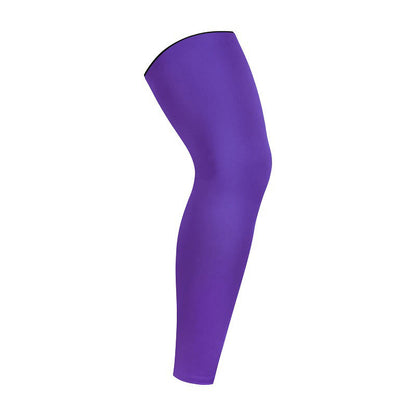 Sport-Kompressionsstrümpfe mit Oberschenkelhöhe - Lila - 2XL - image 9