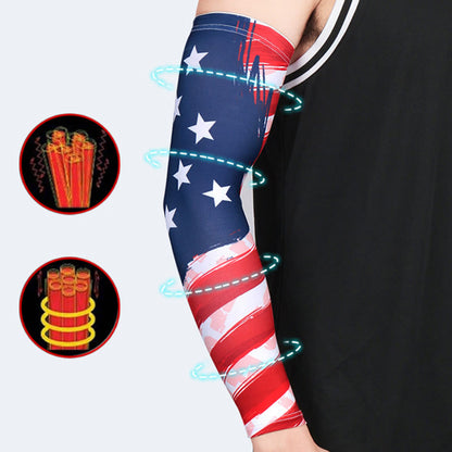 Kompressionsarmlinge mit amerikanischer Flagge
