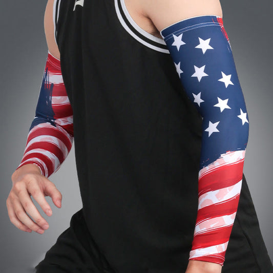 Kompressionsarmlinge mit amerikanischer Flagge - image 0