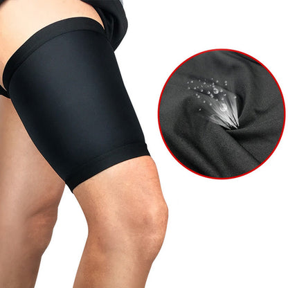 Einfarbige Sport-Kompressionsmanschette für den Oberschenkel - image 4