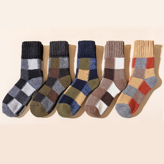 Extra dicke Fleece-Viertel-Socken in Übergröße (5 Paar)