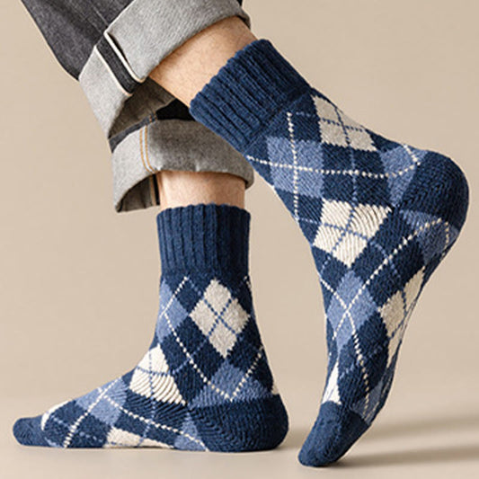 Übergrößen-Rhombus-Viertel-Socken (7 Paar)