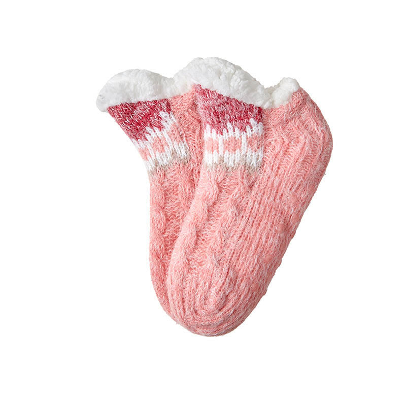 Hausschuhe aus Lammwolle in Übergröße - Rosa - EU36-41 (US3-7,5) - image 6