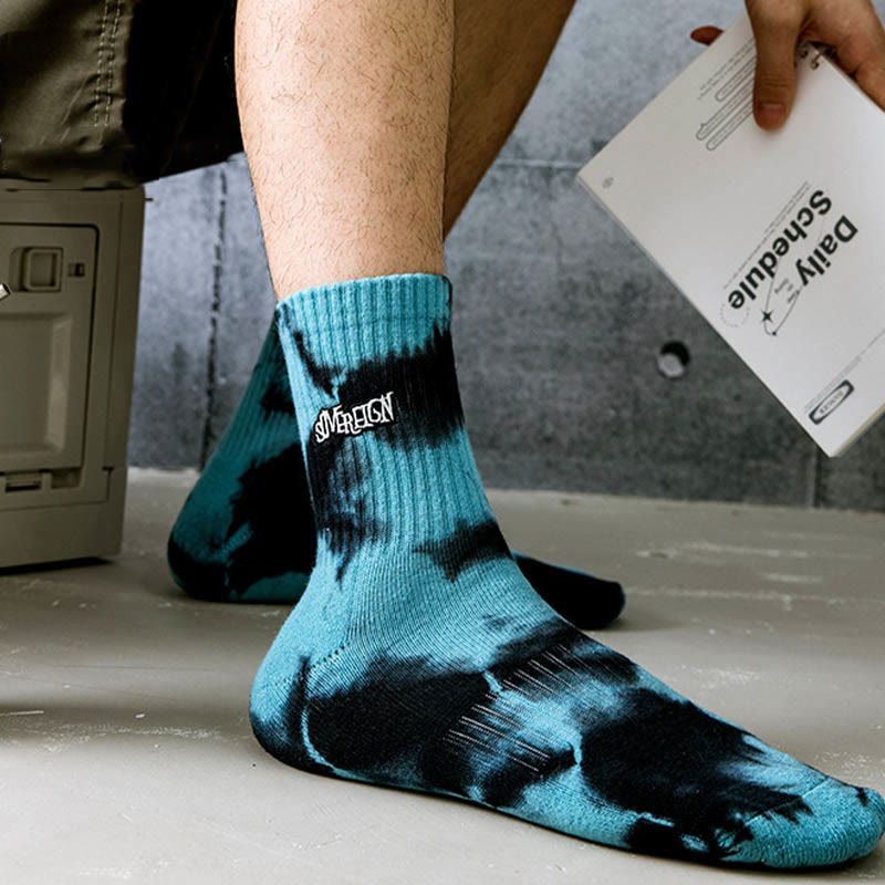 Viertelsocken mit Buchstabenstickerei (3 Paar) - image 1