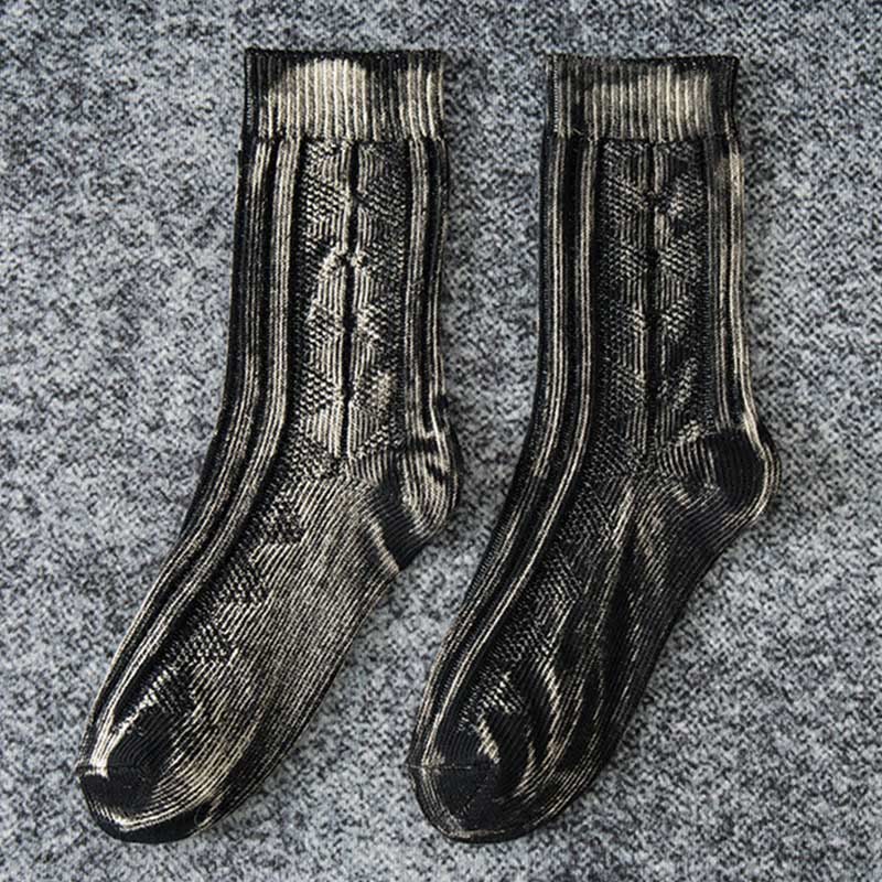 Retro-Viertel-Socken in Übergröße (3 Paar)