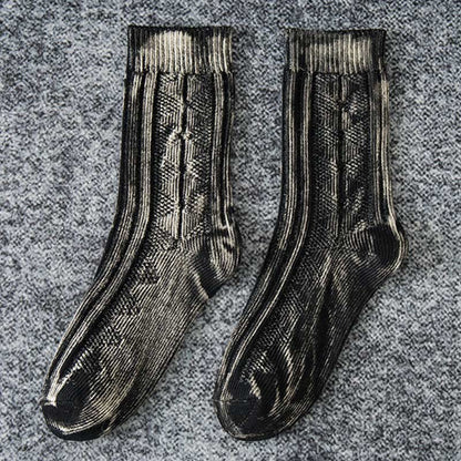 Retro-Viertel-Socken in Übergröße (3 Paar)