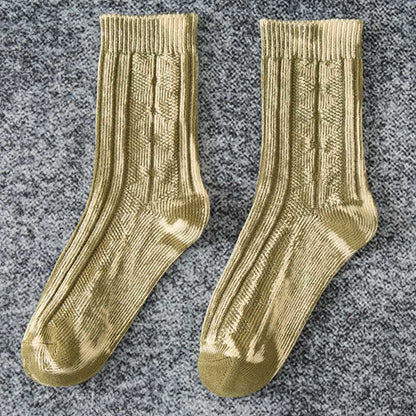 Retro-Viertel-Socken in Übergröße (3 Paar)