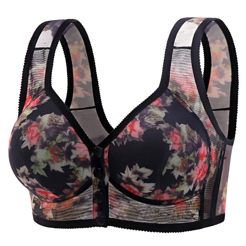 Ultraweicher kabelloser BH - Schwarz - 5XL - image 5