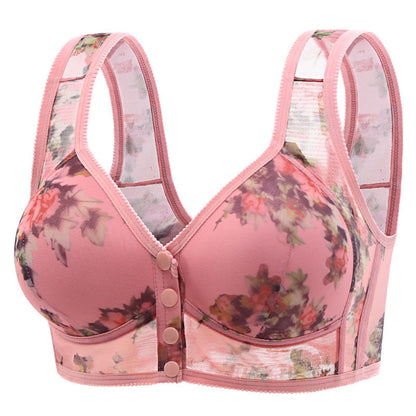 Ultraweicher kabelloser BH - Rosa - 5XL - image 1