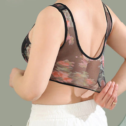 Kabellose BHs mit Mesh-Print (2er-Pack) - image 2